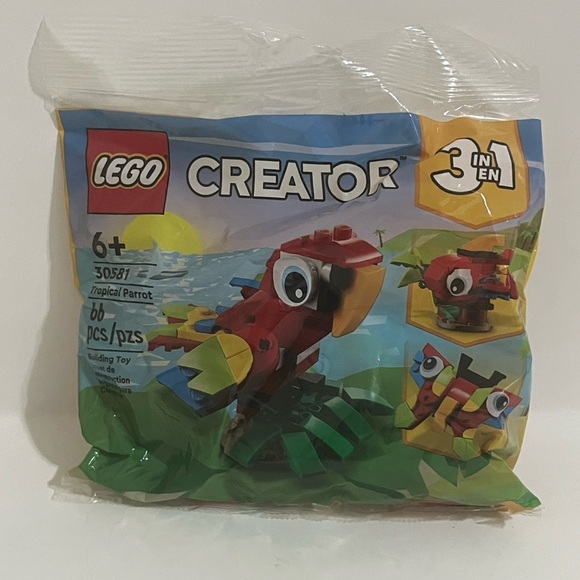 LEGO Creator 30581 Tropical Parrot‎ Bird 3 In 1 - Picture 1 of 5